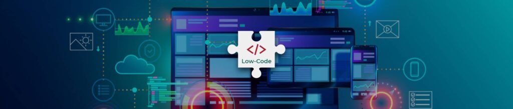 An image representing low code development platforms