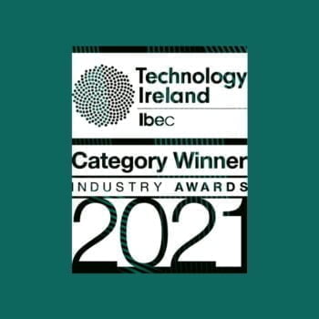 An image fort TWO IN A ROW! TEKENABLE WINS THE TECHNOLOGY IRELAND DIGITAL SERVICES PROJECT OF THE YEAR FOR THE SECOND YEAR
